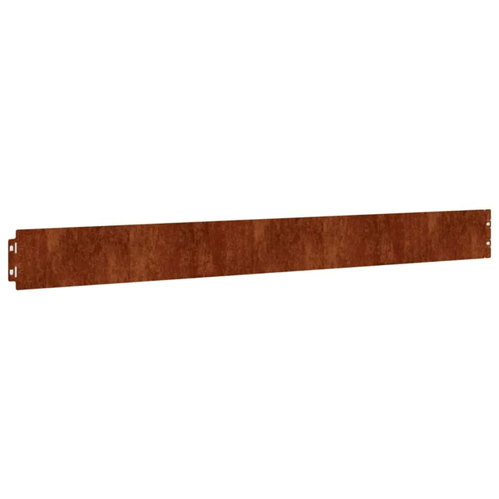 Vidaxl Gazon Edges 10 pezzi 10x103 cm flessibile Cortenstaal