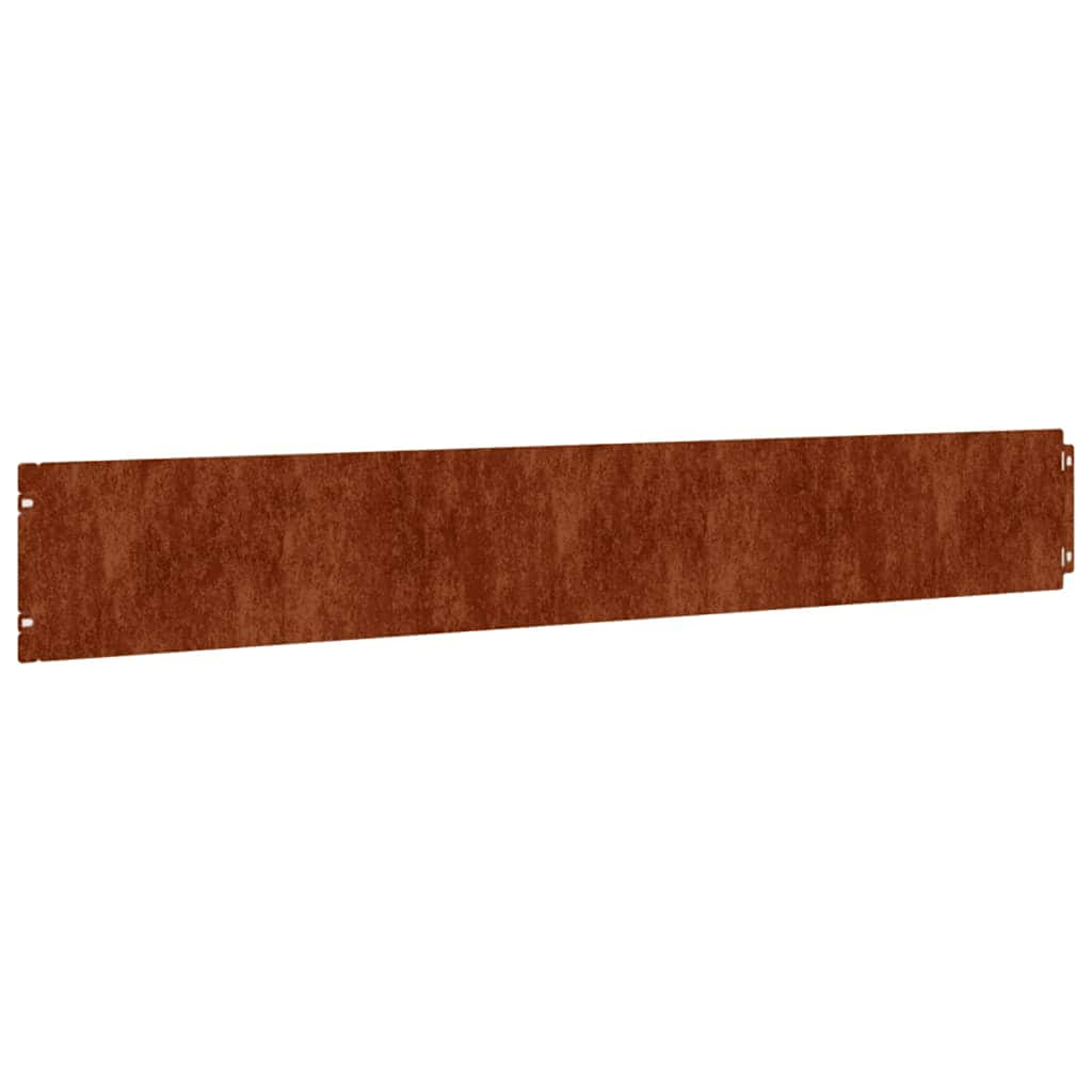 Vidaxl Gazon Edges 50 pezzi 15x103 cm flessibile Cortenstaal