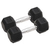 Vidaxl halters 2 st 12 kg totaal gietijzer