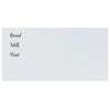 VidaXL Magneetbord voor aan de wand 100x50 cm gehard glas wit