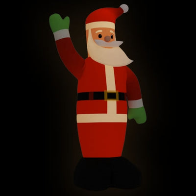 Vidaxl Santa con iluminación LED inflable 370 cm