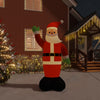 Vidaxl Santa con iluminación LED inflable 370 cm