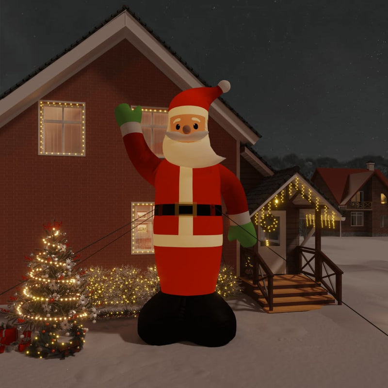 Vidaxl Santa inflable con LED 620 cm