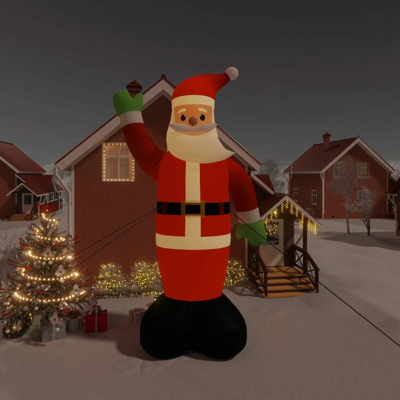 Vidaxl Santa con iluminación LED inflable 820 cm
