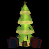 Vidaxl kerstboom met led's opblaasbaar 240 cm