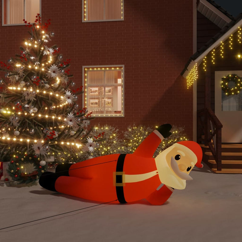 Vidaxl Santa inflable LED 160 cm