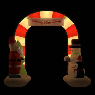Vidaxl Christmas Arch gonfiabile con LED 260 cm