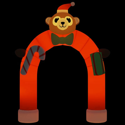 Vidaxl Christmas Arch gonfiabile con LED 380 cm
