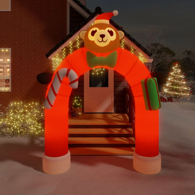 Vidaxl Christmas Arch gonfiabile con LED 380 cm