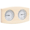 Vidaxl Saunaset 2-In1 Hygrothermograil y Hourglass Solid Pine