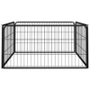 Vidaxl Dog Kennel 4 pannelli da 100x50 cm in polvere ricoperta di nero
