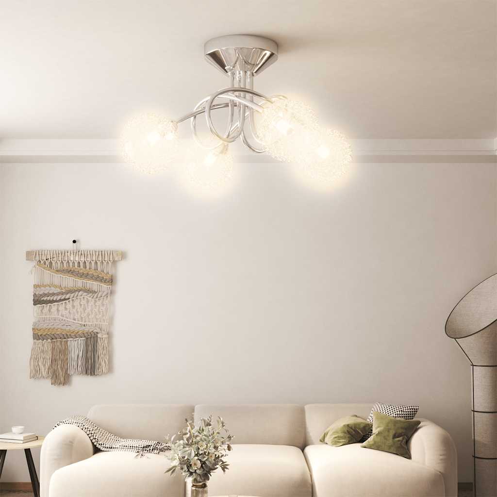 Lampada a soffitto Vidaxl con tappi a filo per 4 x g9 LED
