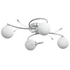 Vidaxl plafondlamp met glasbollen rond 4xg9