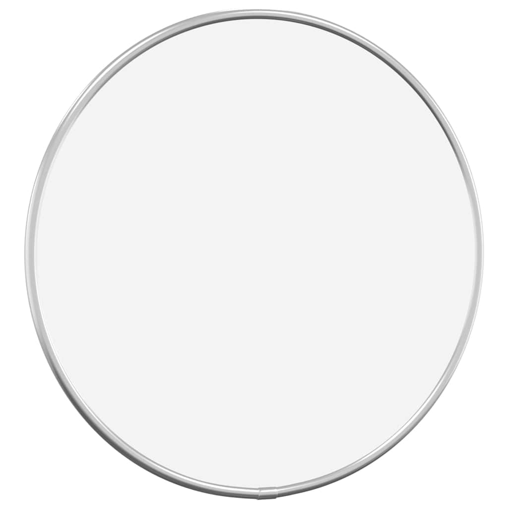 Vidaxl wandspiegel rond ø30 cm zilverkleurig