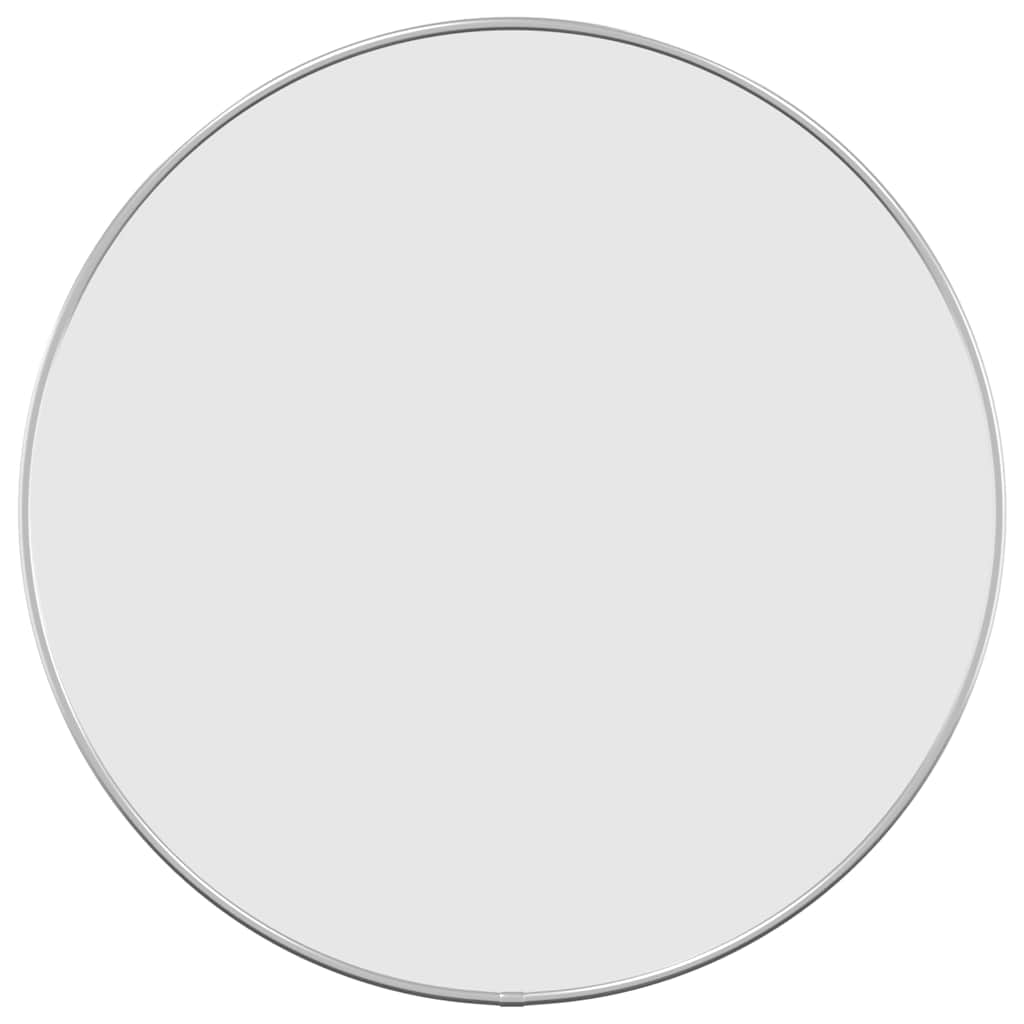 Specchio a parete Vidaxl rotondo Ø50 cm di colore argento