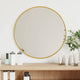 Vidaxl Mirror de pared redondo Ø40 cm de oro