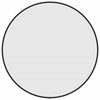Vidaxl Mirror de pared redondo Ø50 cm negro
