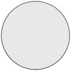 Vidaxl Specchio da parete Round Ø60 cm nero