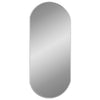 Specchio da parete Vidaxl 80x35 cm color argento ovale