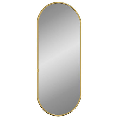 Espejo de pared Vidaxl 60x25 cm de oro ovalado