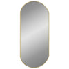 Espejo de pared de Vidaxl 90x40 cm de oro ovalado