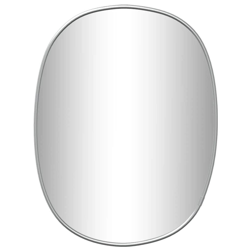 Specchio da parete Vidaxl 40x30 cm di colore argento