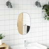 Specchio da parete Vidaxl 50x35 cm di colore argento