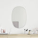 Specchio da parete Vidaxl 50x35 cm di colore argento