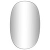 Specchio da parete Vidaxl 70x45 cm di colore argento