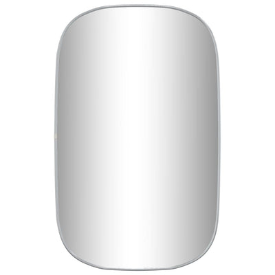 Espejo de pared Vidaxl 80x50 cm de color plateado