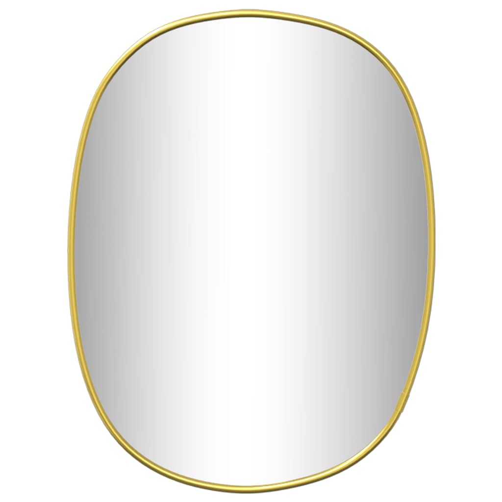 Espejo de pared de Vidaxl 30x25 cm de color oro
