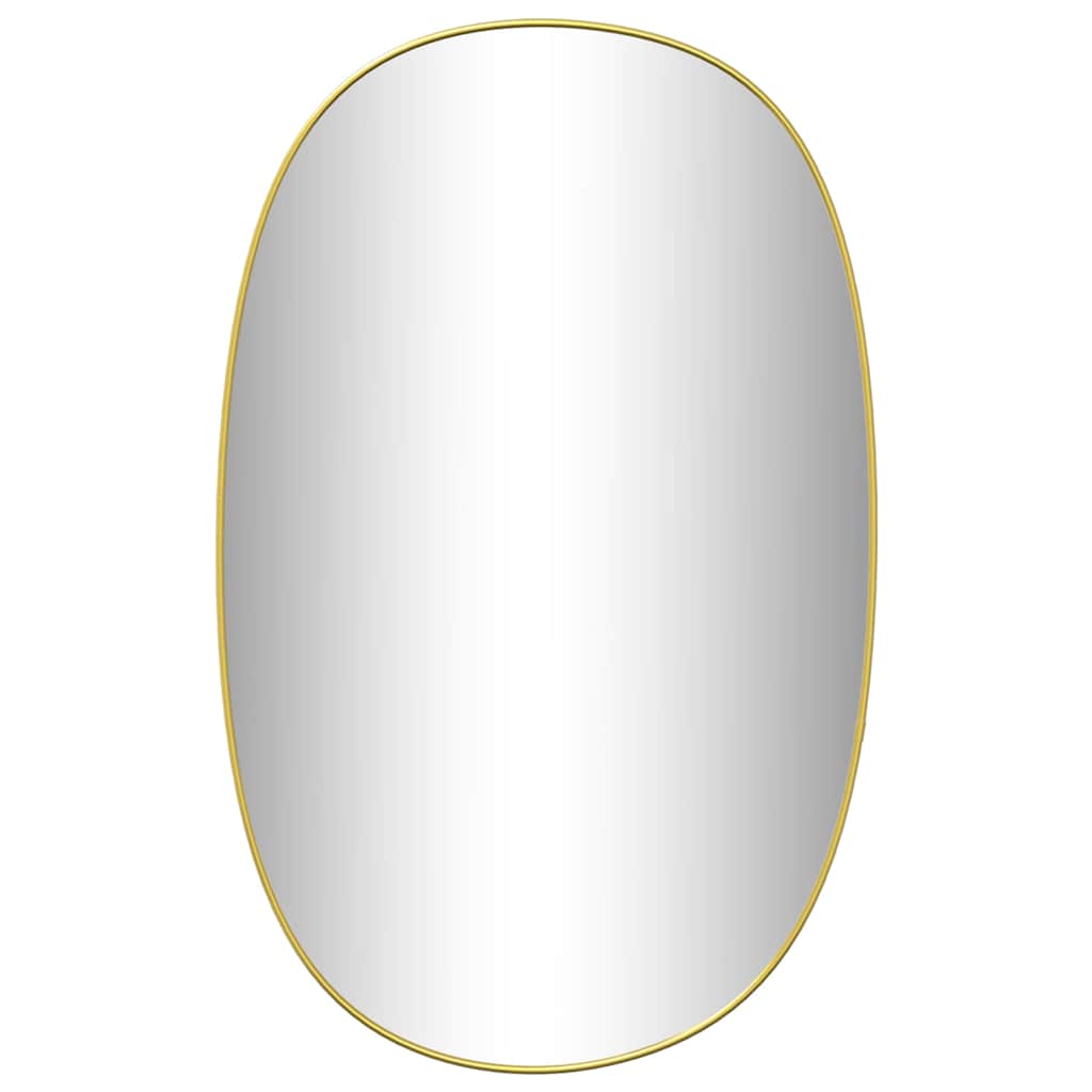 Espejo de pared de Vidaxl 70x45 cm de oro