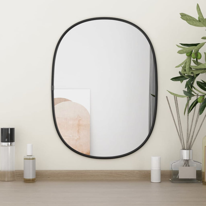 Espejo de pared de Vidaxl 40x30 cm negro