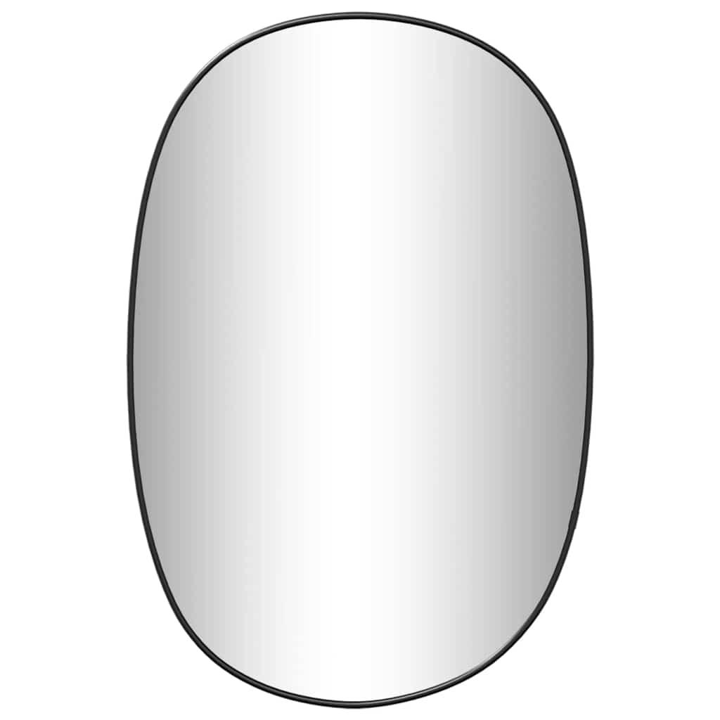 Espejo de pared de Vidaxl 50x35 cm negro