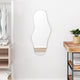 Specchio da parete Vidaxl 80x35 cm di colore argento