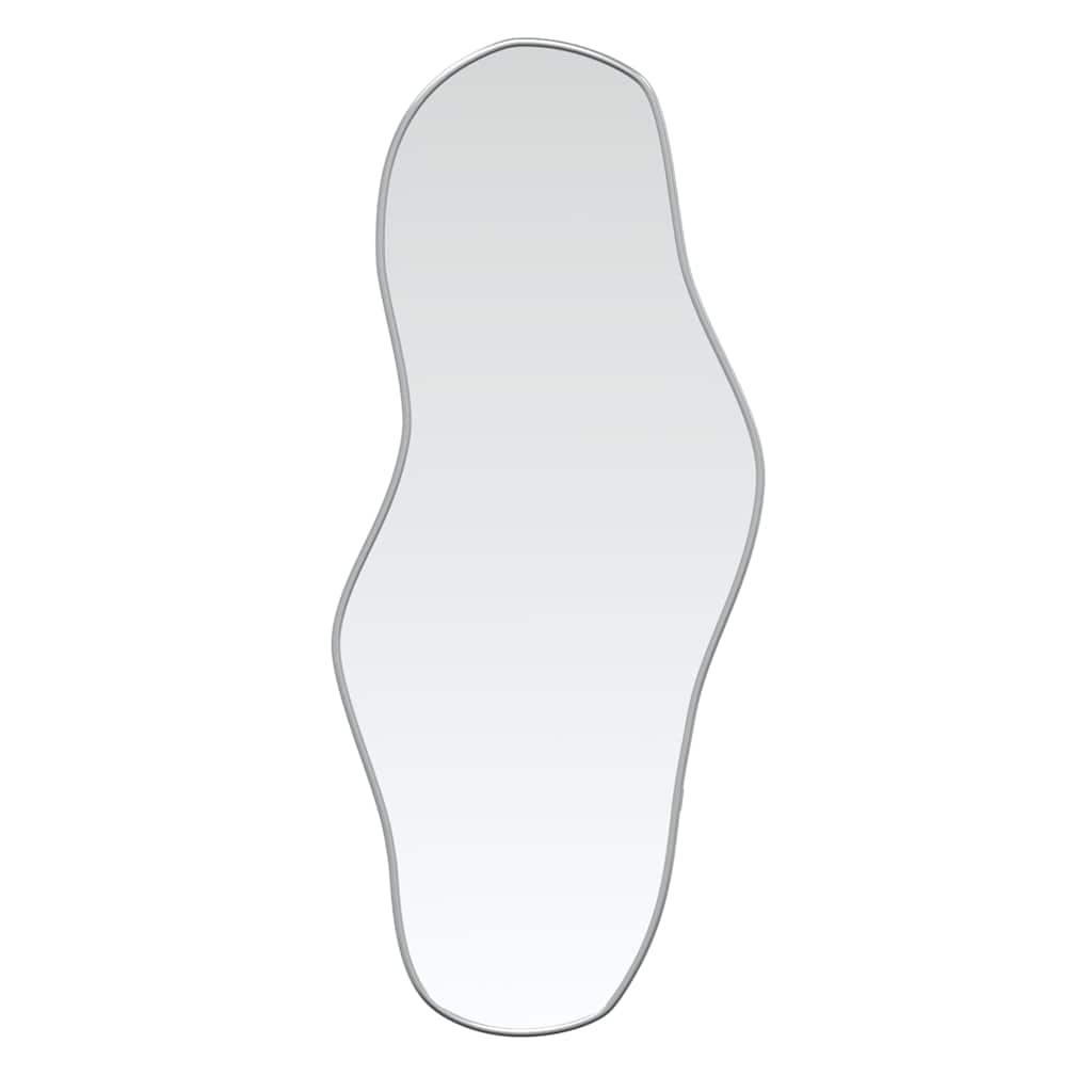 Specchio da parete Vidaxl 90x40 cm di colore argento