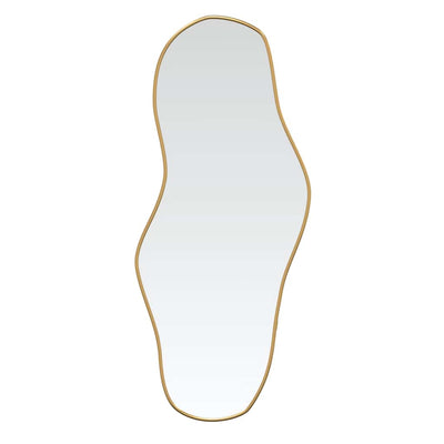 Mirror de pared Vidaxl 80x35 cm de color oro
