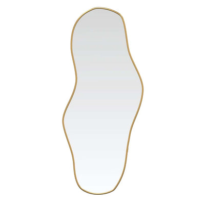 Espejo de pared de Vidaxl 90x40 cm de oro