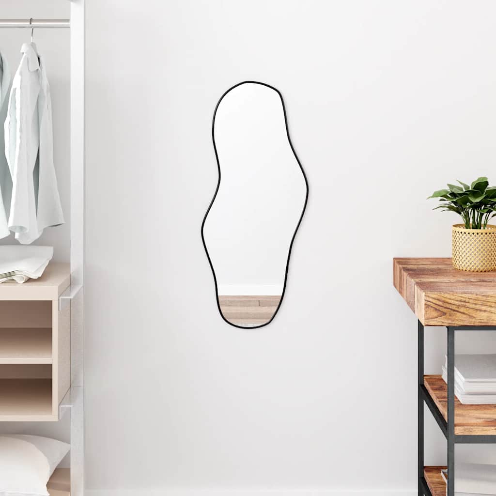 Vidaxl Wall Specchio 70x30 cm nero
