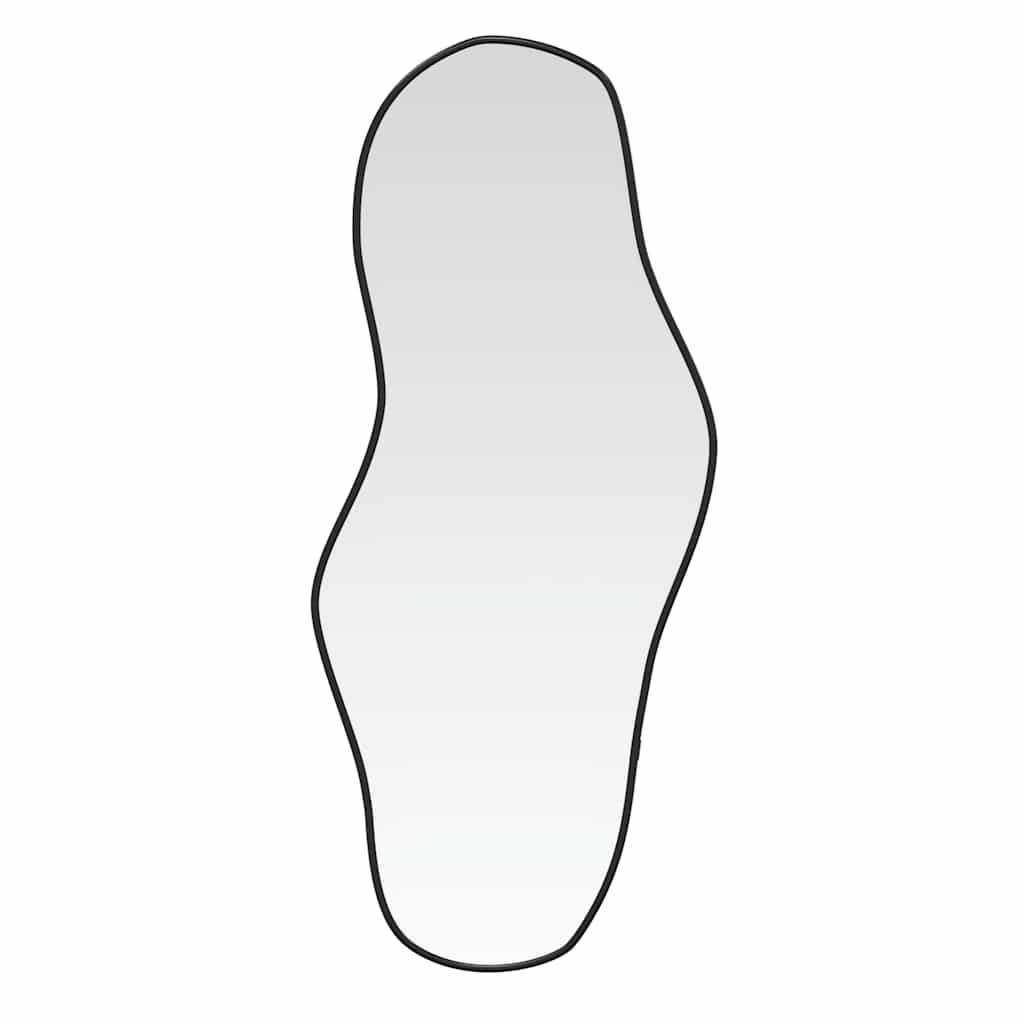 Vidaxl Wall Mirror 80x35 cm nero