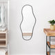Vidaxl Wall Mirror 90x40 cm nero