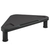 VidaXL soporte para monitor esquinero 49x28x10,5 cm negro