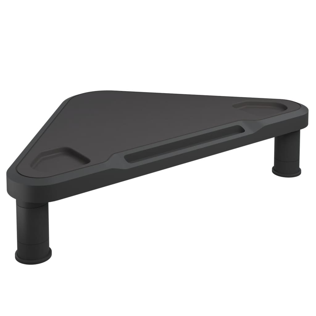 VidaXL soporte para monitor esquinero 49x28x10,5 cm negro