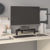 VidaXL soporte para monitor esquinero 49x28x10,5 cm negro