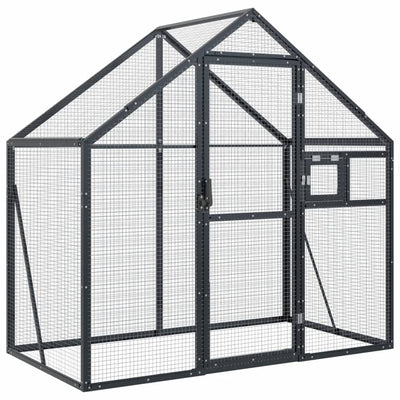 Vidaxl Aviary 179x100x185 M Aluminio antracita