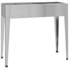 Vidaxl Planter 100.5x40.5x90 cm de acero galvanizado