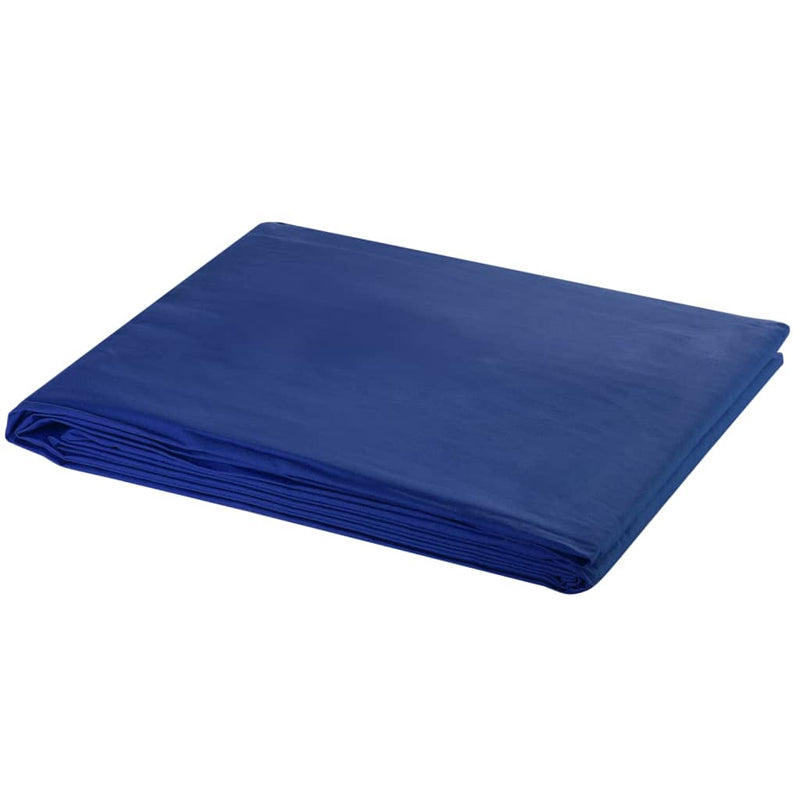 Vidaxl Sfondo senza Chromakey standard 600x300 cm blu cotone
