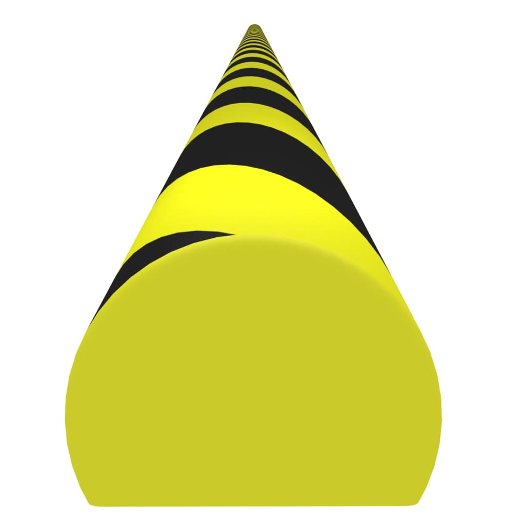 VIDAXL PROTTOCO dell'ANGINE 4X3X100 CM PU GIALLO E NERO