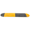Vidaxl Speed ​​Bump 129x32.5x4 Giallo in gomma e nero