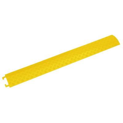 Umbral de protectores de cable de Vidaxl 2 st 98.5 cm amarillo